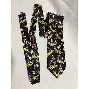 Dr. Suess Cat in the Hat Vintage Neck Tie New With Tags Super Rare Men's